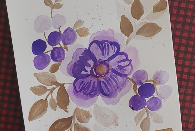 Metallic flowers