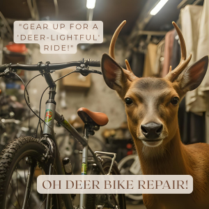 Deer Bicycle Repair
