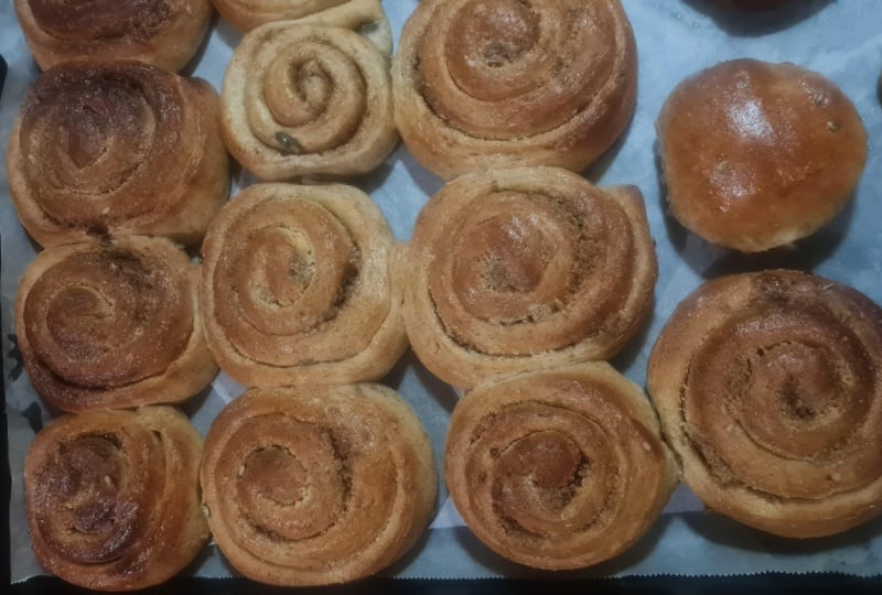 Cinnamon rolls without frosting