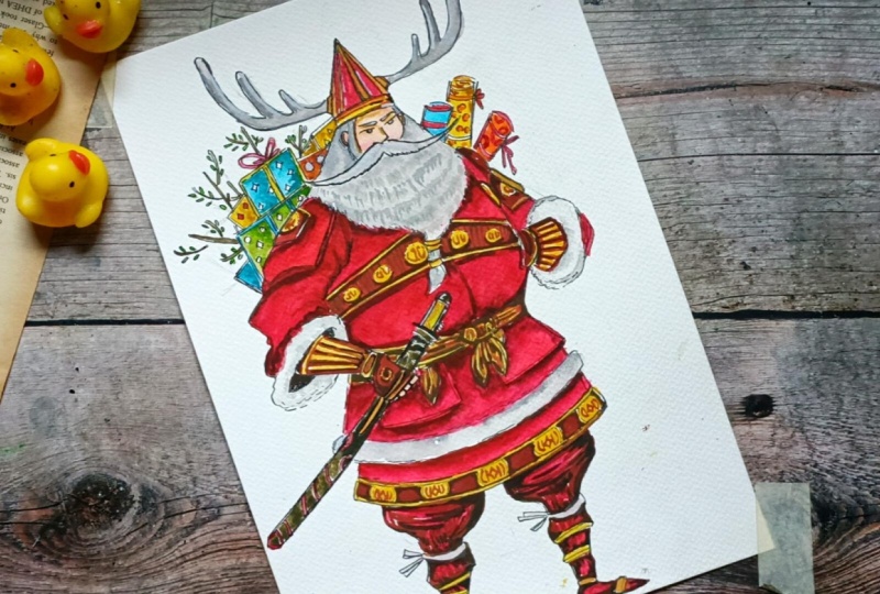 Samurai santa