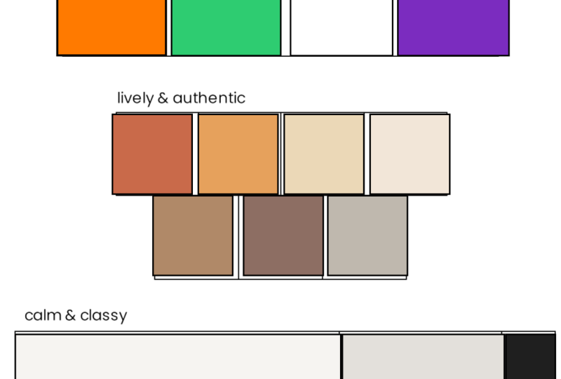 olor Theory Compositions: Flashy, Lively, and Calm Styles