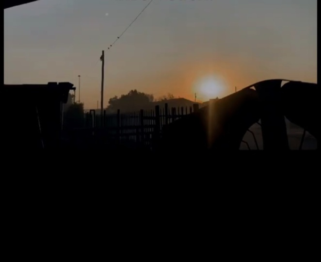 Dawn between shadows