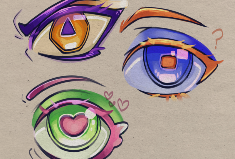 Anime eyes