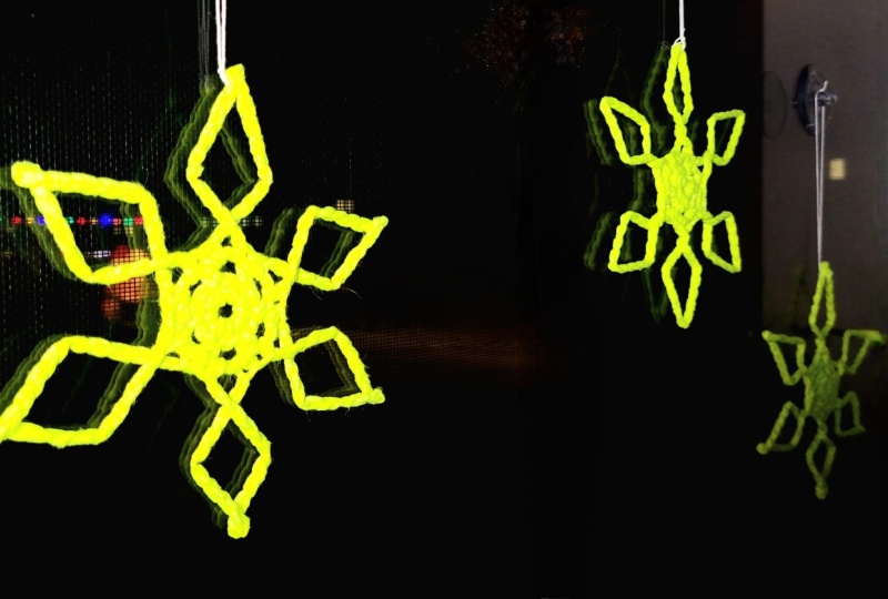 Glow in the Dark Snowflakes