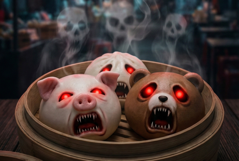 AI Horror Short: "The Cursed Dim Sum"