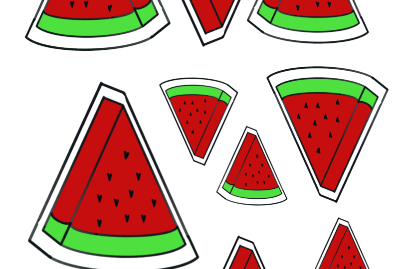 Watermelon sticker