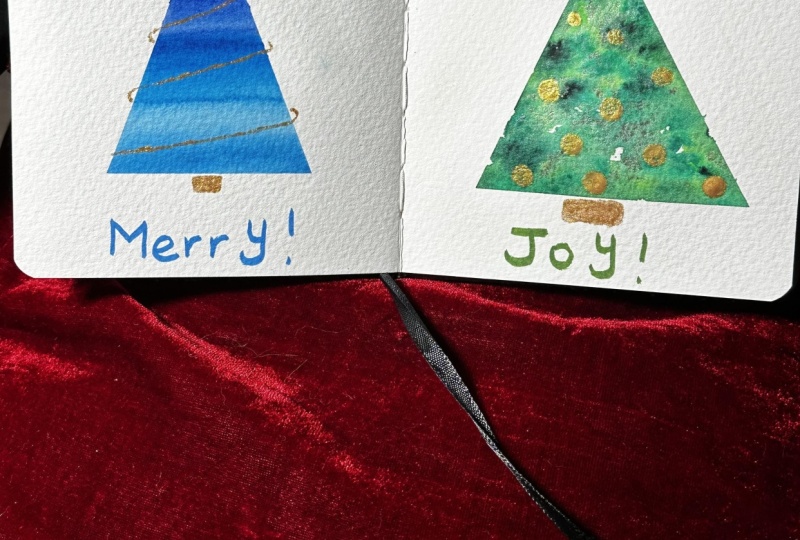 Two Simple Christmas Trees