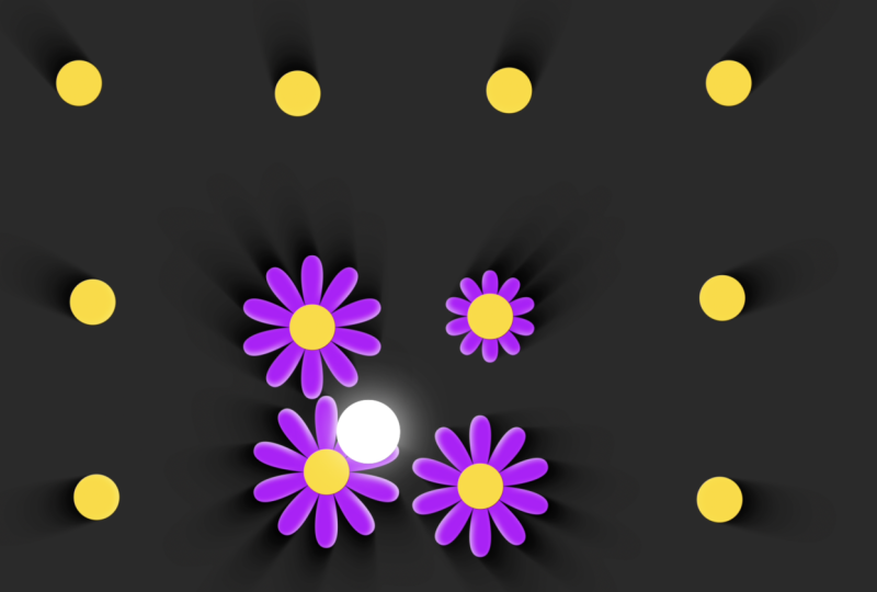 2D Proximity Reaction Animation