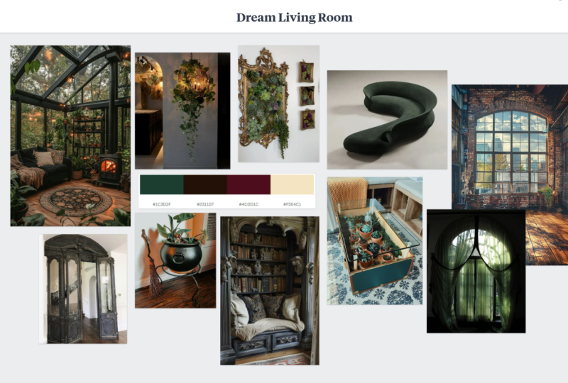 Dream Living Room Moodboard