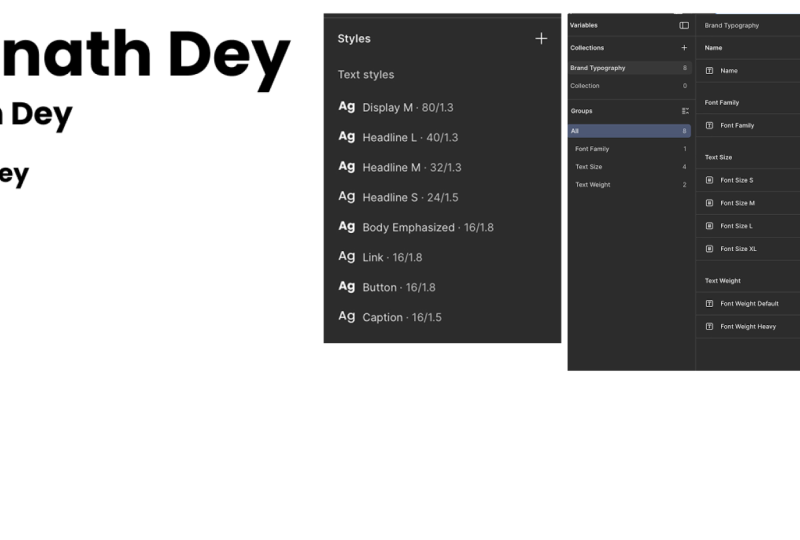 UI Typography in Figma