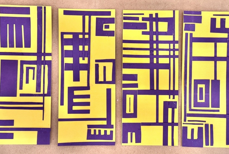 2 Geometric Color Plays