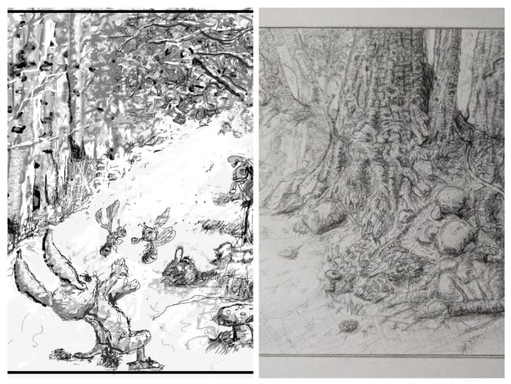Intro to Drawing Forest Environments