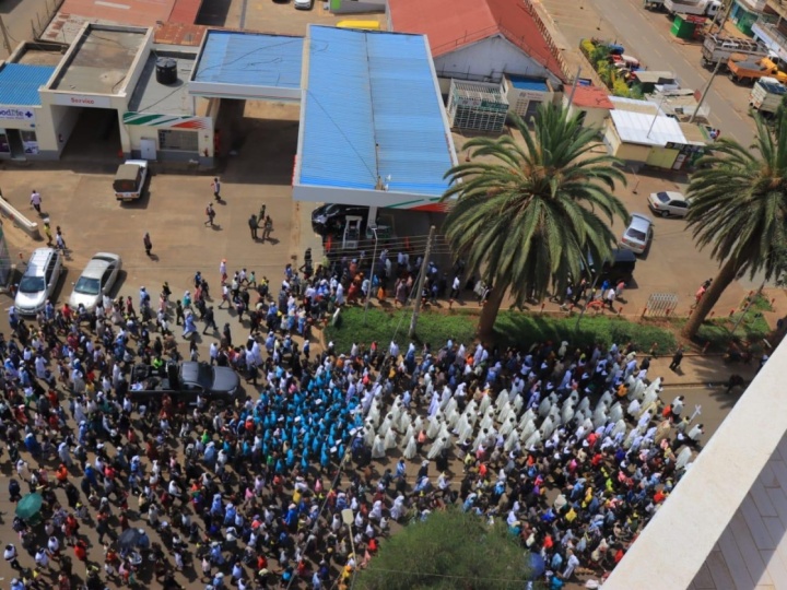 Image taken during Jubilee Year of Hope in Nyeri town, Kenya 2025 using DJI mini 2 ~Isaac Danlope