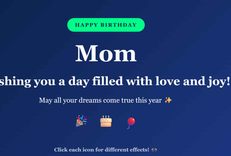 Canva AI Birthday Card