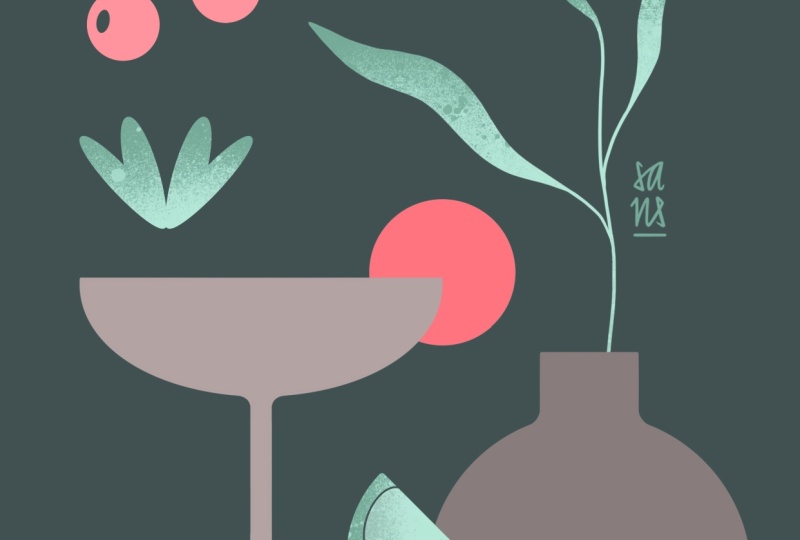 Sample Artwork & Colour Palettes From Your Teacher