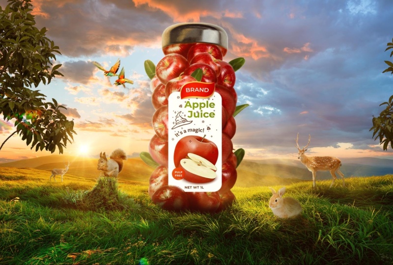 Apple Juice Poster