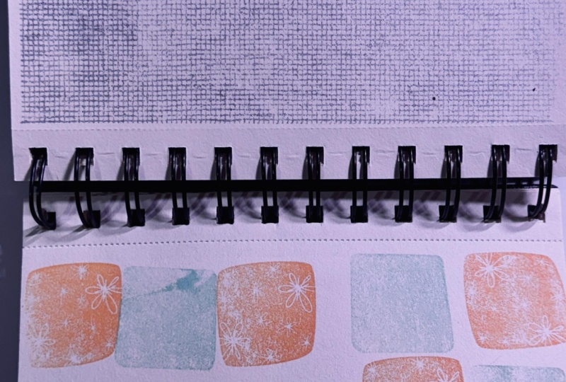 Stamped background - Great idea!
