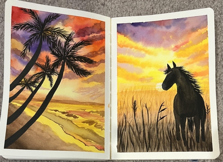 Sunset silhouettes
