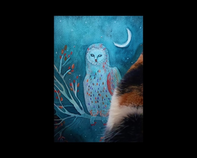 Aquarell - owl