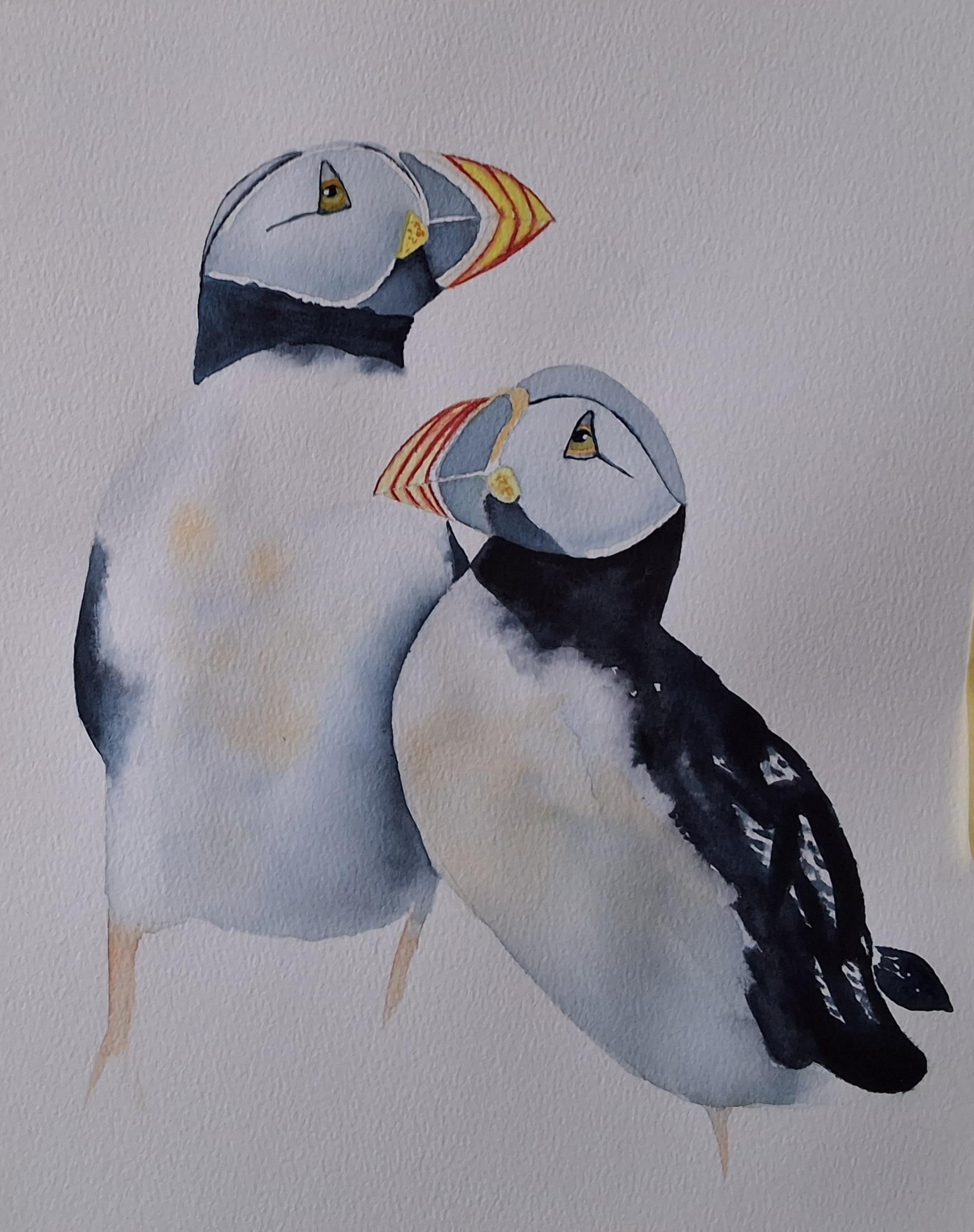 Puffin pair - student project