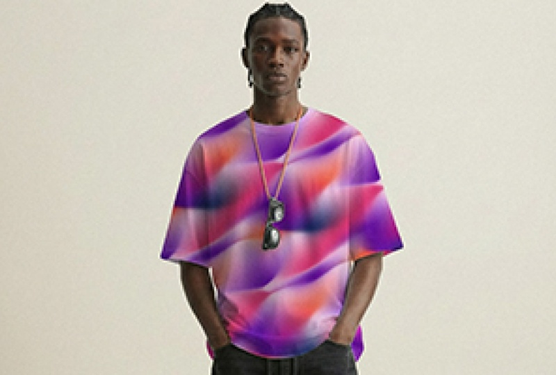 T-shirt Gradient Meshes - "Brick by Row"