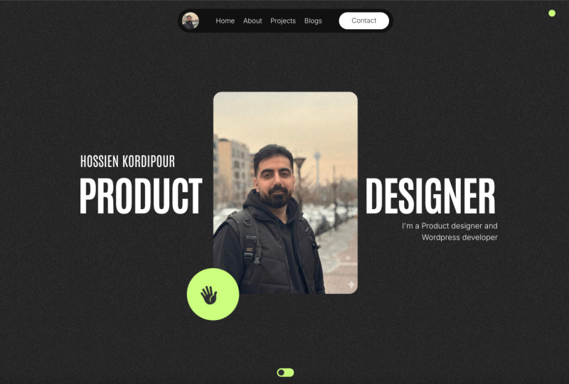 Portfolio Website Created with Framer