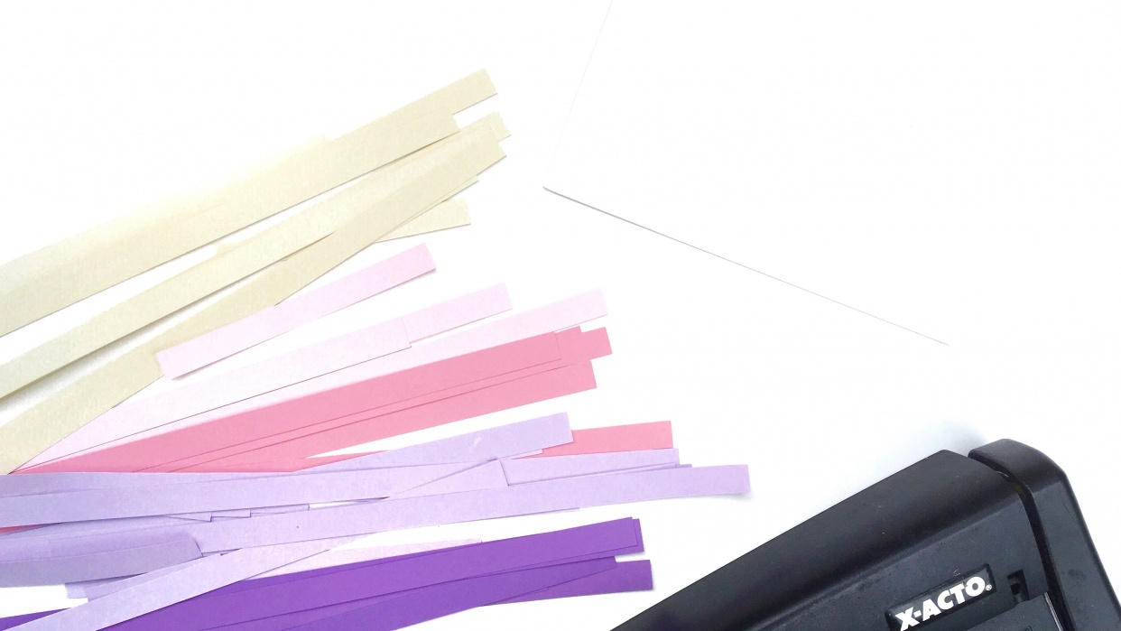 A second Quilled Paper Feather for Inspiration! - student project