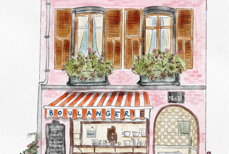 Store Watercolor