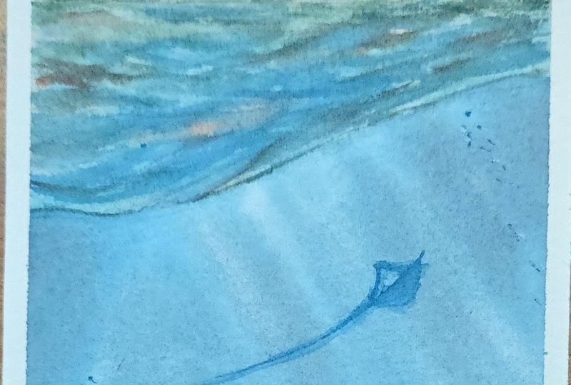 Underwater light and waves