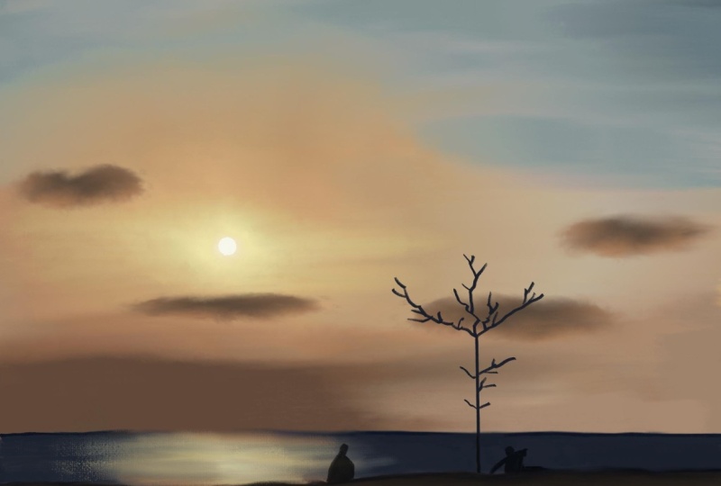 Paint a Sunset with Adobe Fresco