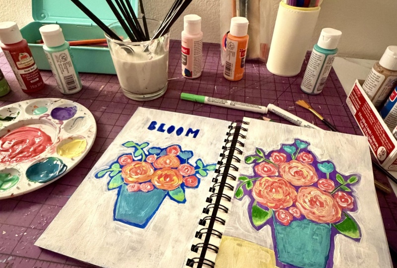 Floral Bouquet - two attempts