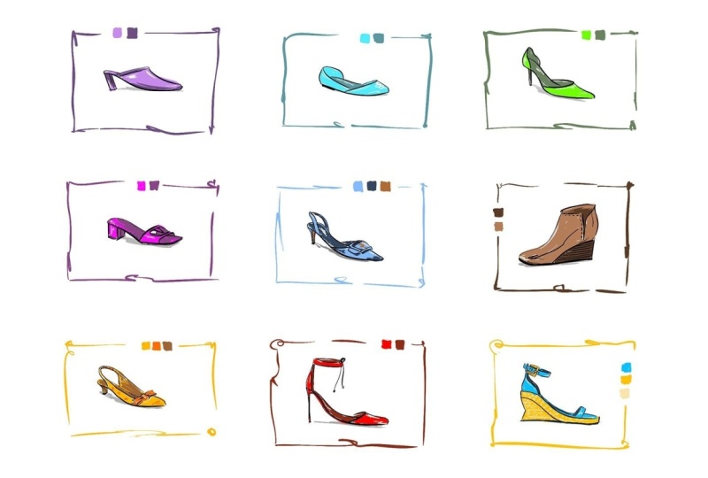 My Designer Shoe Sketches