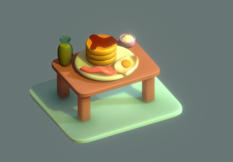 Maple pancake