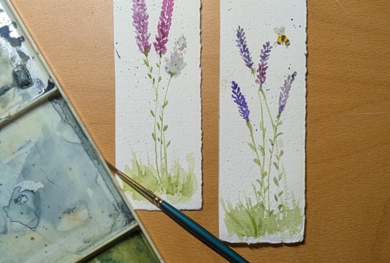 Bees Love the Lavender