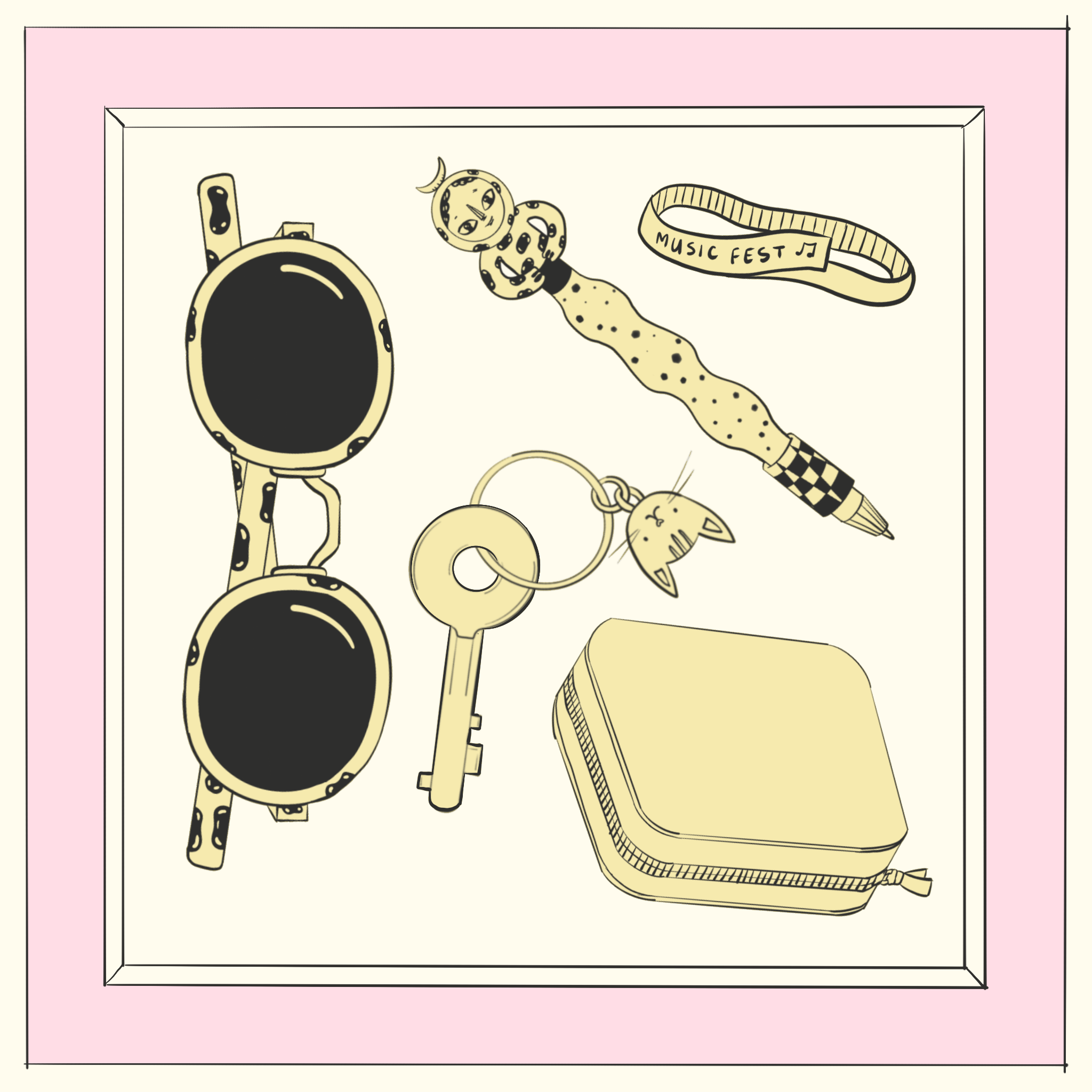 My 5 Objects: what am I secretly carrying?