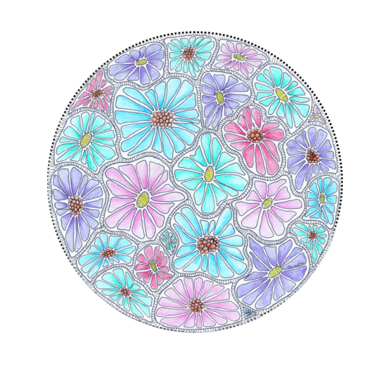 Round floral