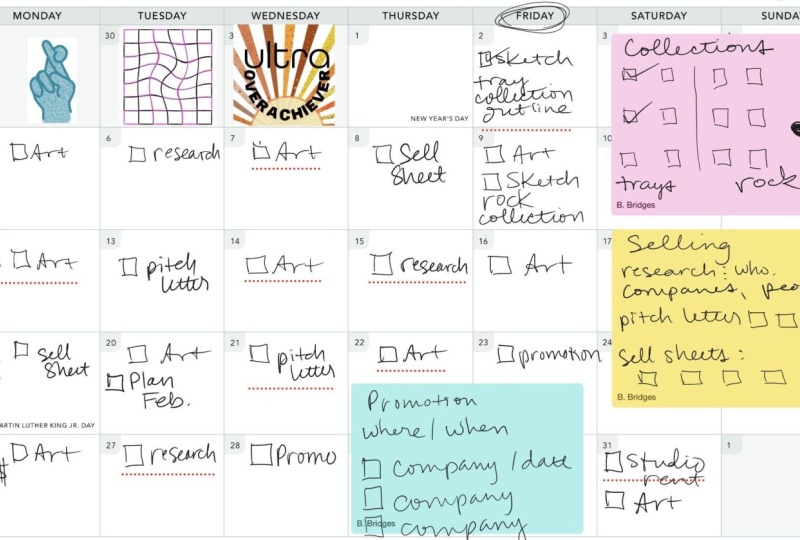 Studio Calender