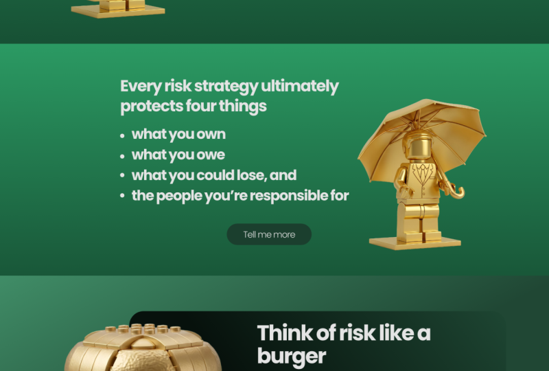 A prototype for my client - landing page