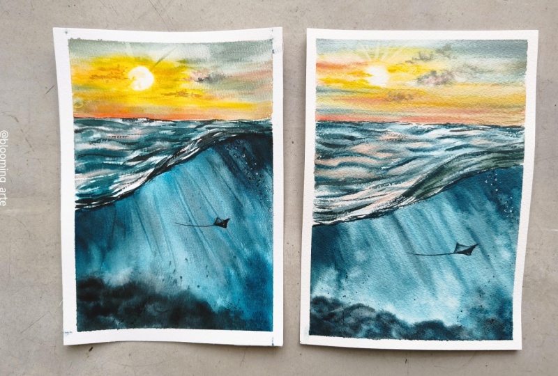 Underwater Waves & Light