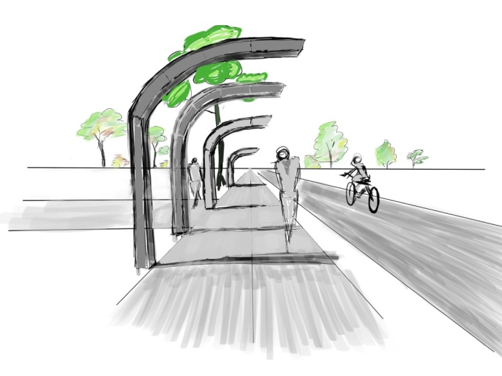 1 Point Perspective Sketch