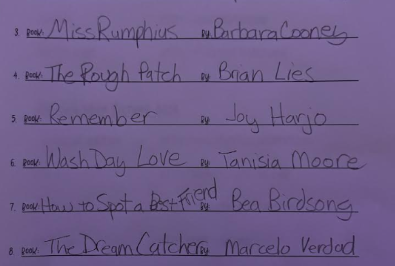 Picture Book List