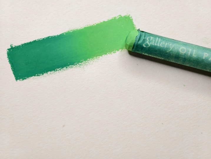 Color Gradient with Oil Pastels