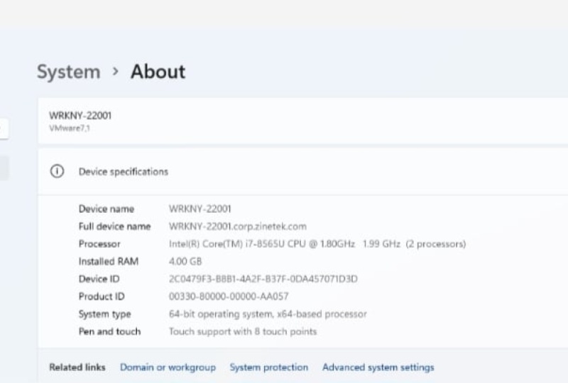 Windows Server Screenshot