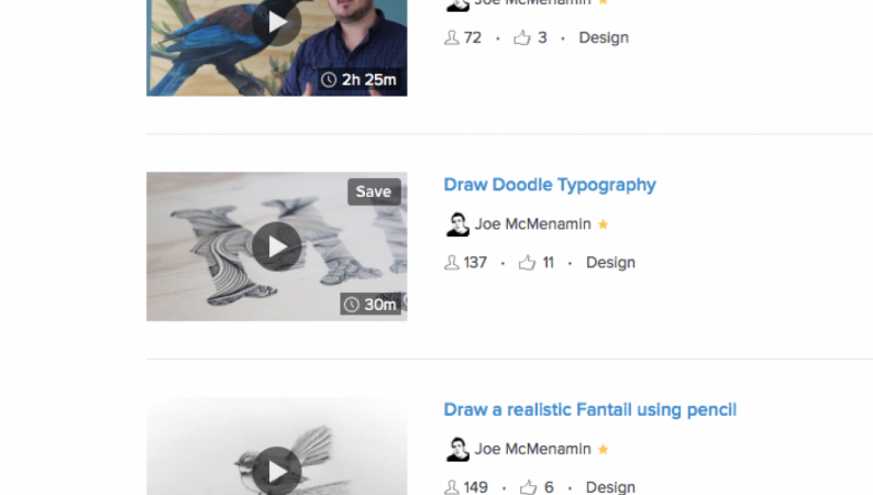 My Skillshare Art courses