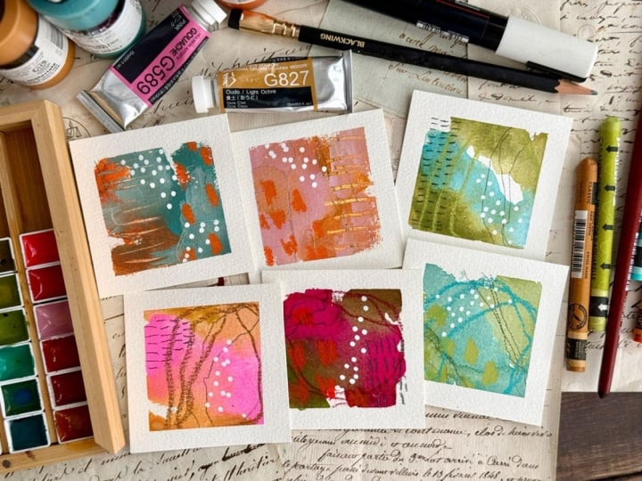 Tiny Paintings, Big Magic: Create 3x3 Abstract Art for Joy & Flow