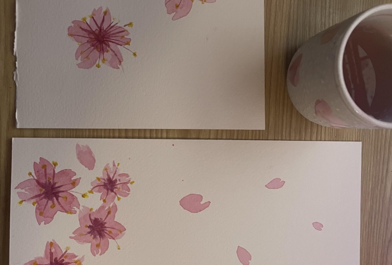 Watercolor Sakura