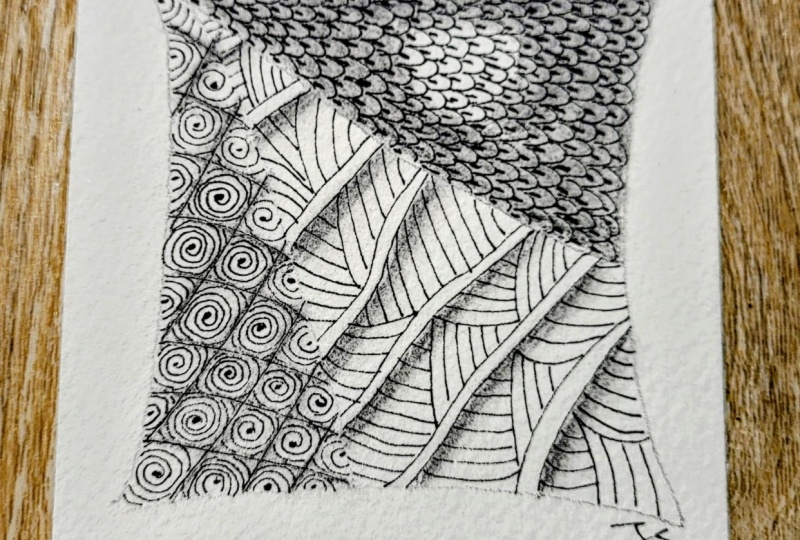My very first Zentangle