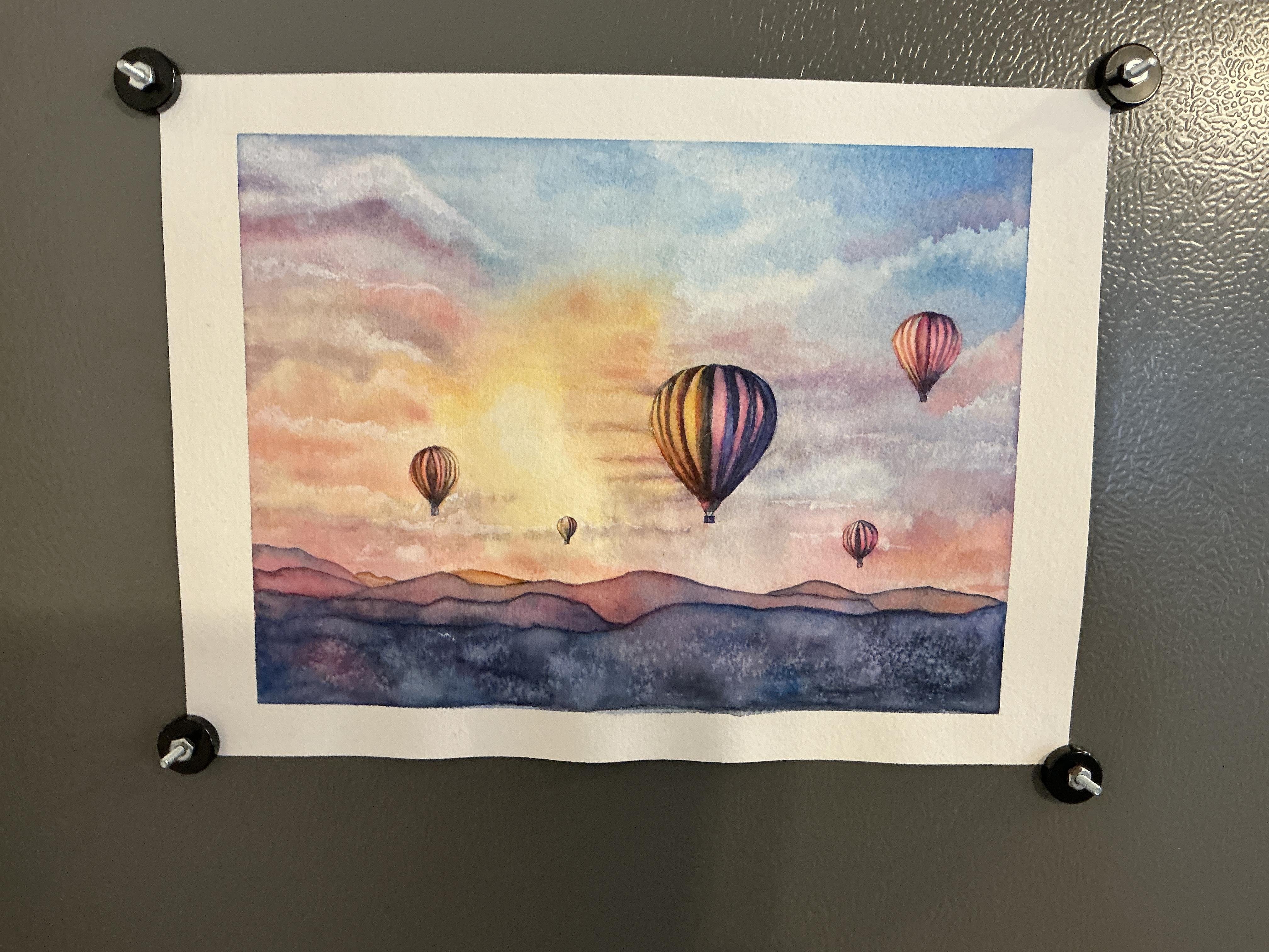 Balloon Sunrise - student project