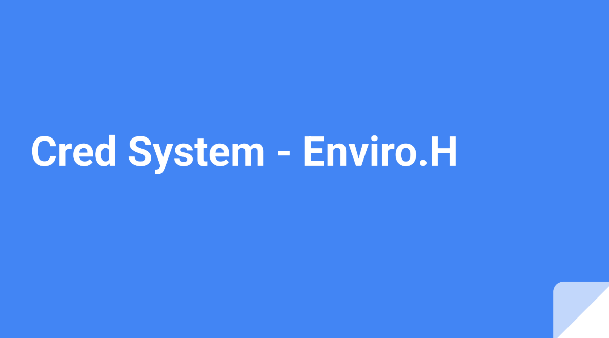 Credit System in HRMS - student project