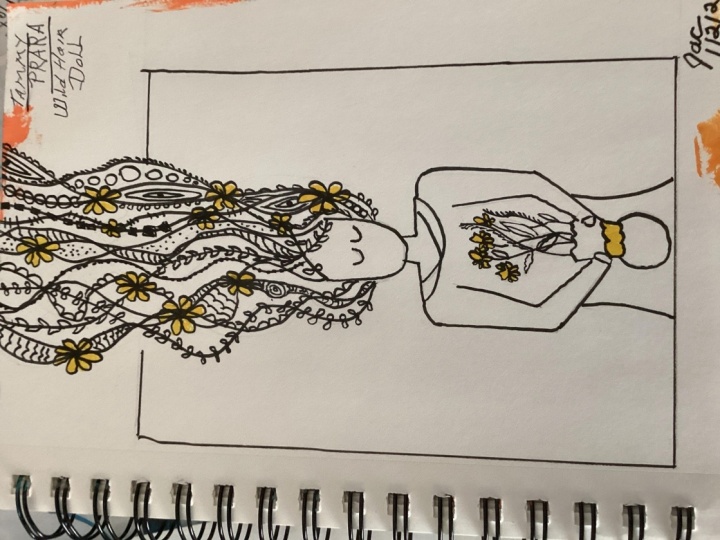 Wild and fun Hair Doodling